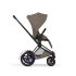 Carucior 2 in 1 pentru copii Cybex E-Priam Style, premium, Coconut Brown cu cadru Matt Black - 6