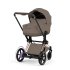 Carucior 2 in 1 pentru copii Cybex E-Priam Style, premium, Coconut Brown cu cadru Rosegold - 3