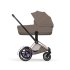 Carucior 2 in 1 pentru copii Cybex E-Priam Style, premium, Coconut Brown cu cadru Rosegold - 10