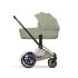 Carucior 2 in 1 pentru copii Cybex E-Priam Style, premium, Sage Green cu cadru Rosegold - 11