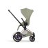 Carucior 2 in 1 pentru copii Cybex E-Priam Style, premium, Sage Green cu cadru Rosegold - 9