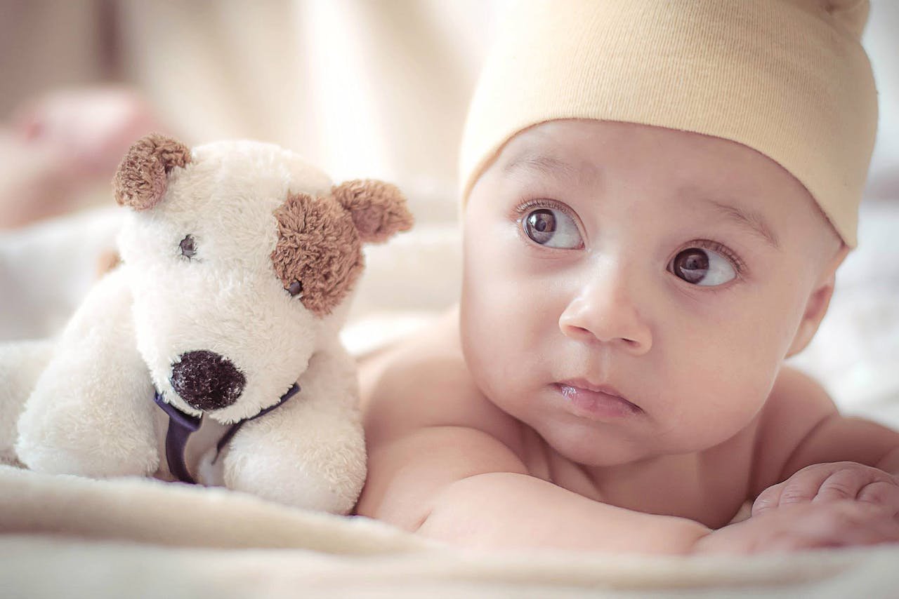 Motricitatea la copii in primul an de viata - copil, ursulet