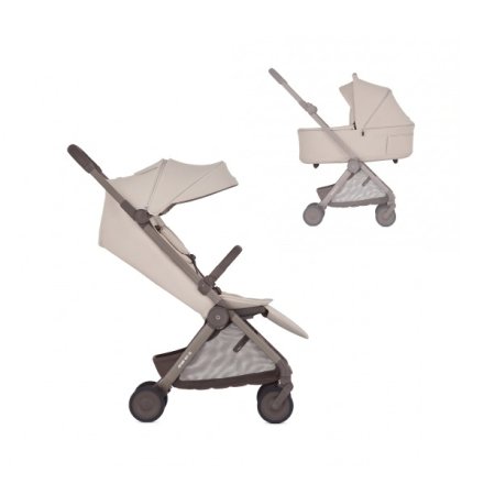 Carucior 2 in 1 pentru copii Anex Air-Q, cu landou, confort si design modern, Vanille