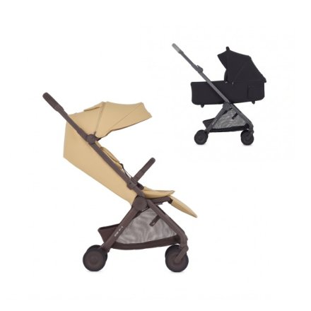 Carucior 2 in 1 pentru copii Anex Air-Q, cu landou Muna, confort si design modern, Melon