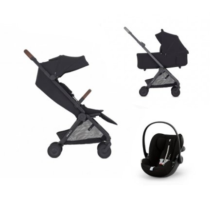 Carucior 3 in 1 pentru copii Anex Air-Q, cu landou si scoica Cloud G3 i-Size Plus, design modern, Muna