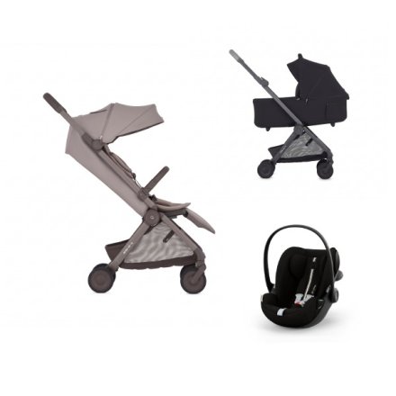 Carucior 3 in 1 pentru copii Anex Air-Q, cu landou si scoica Cloud G3 i-Size Plus, design modern, Crumbly