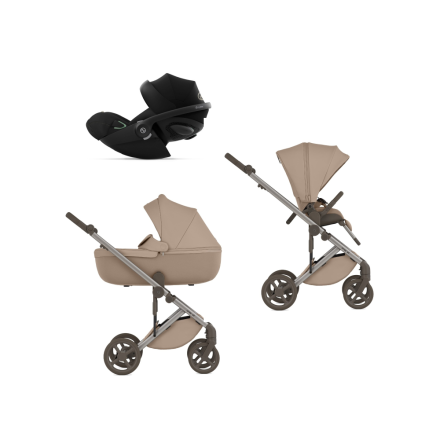 Carucior 3 in 1 pentru copii Anex Eli Gato, cu landou si Scoica Cloud G