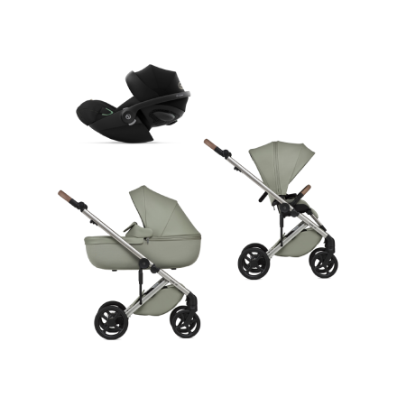 Carucior 3 in 1 pentru copii Anex Eli Excite, cu landou si Scoica Cloud G