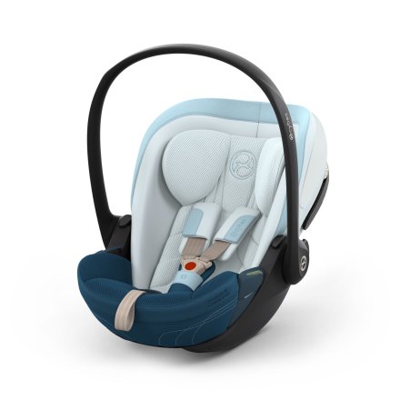 Scoica auto Cybex Platinum Cloud S i-Size Style, pentru copii, 0-24 luni, Opal Blue