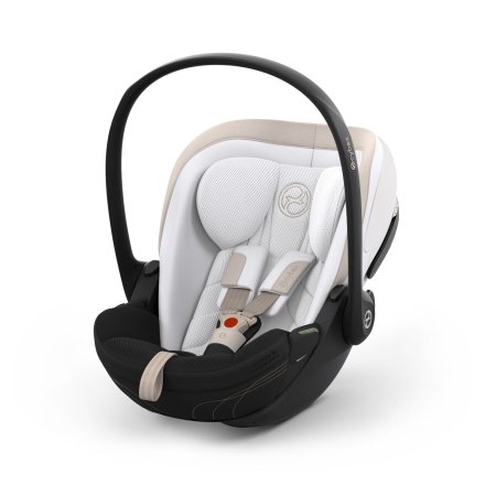 Scoica auto Cybex Platinum Cloud S i-Size Style, pentru copii, 0-24 luni, Off White