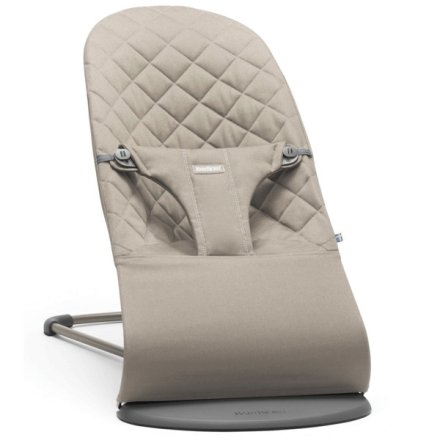 Детска люлка BabyBjorn Bliss Cotton - Sand Grey