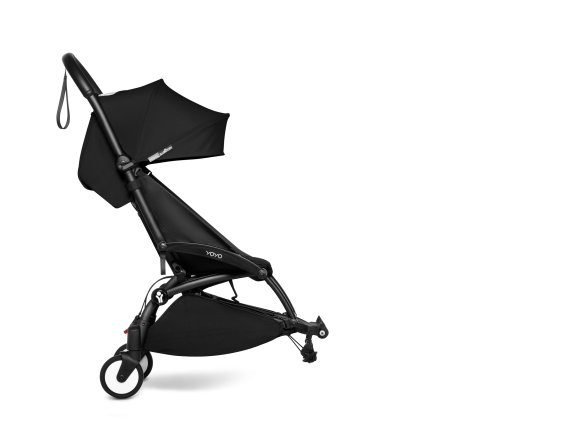 Babyzen Yoyo² Connect Καρότσι Διδύμων Sport με Μαύρο Σκελετό & Black Ύφασμα