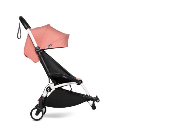 Carucior pentru copii BABYZEN YOYO² CONNECT sport ultracompact cadru alb si pachet de culoare 6+ Ginger