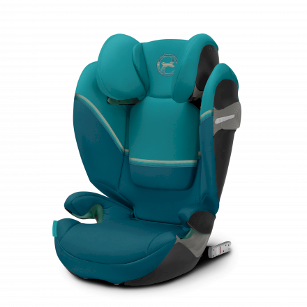 Scaun auto pentru copii Cybex Gold Solution S2 i-Fix, confortabil, 3-12 ani - River Blue