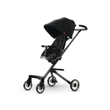 Бебешка количка Qplay - Easy Sport Versatile, 10 месеца - 3 години, черна