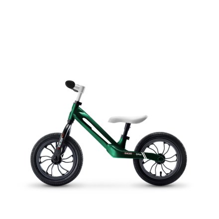 Bicicleta pentru copii Qplay Racer, ergonomica, +3 ani, fara pedale - Verde