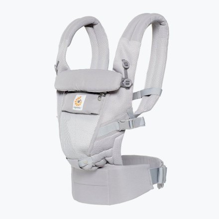 Marsupiu pentru bebelusi Ergobaby Adapt Cool Air Mesh ergonomic 0 - 4 ani Pearl Grey