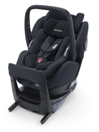 Детско столче за кола Recaro Salia Elite Prime 2 в 1, Isofix, въртящо се на 360°, 0 - 18 kg - Mat Black