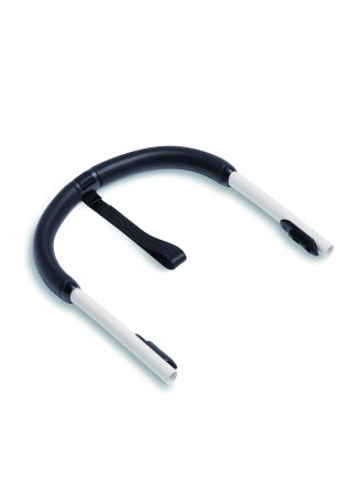 Maner pentru carucior STOKKE YOYO³, din piele, rezistent Alb