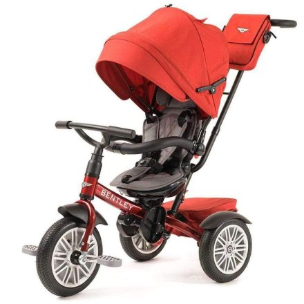 Tricicleta pentru copii Bentley, 6 luni - 3 ani, 6 in 1, premium - Dragon Red