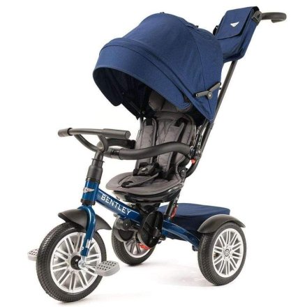Tricicleta pentru copii Bentley, 6 luni - 3 ani, 6 in 1, premium - Sequin Blue