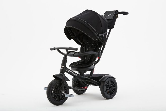 Παιδικό τρίκυκλο Bentley, 6 μηνών - 3 ετών, 6 σε 1, premium - Black Edition