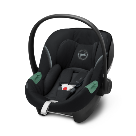 Παιδικό κάθισμα αυτοκινήτου Cybex Gold Aton S2 i-Size, 45-87 cm, 0-24 μηνών - Βαθύ Μαύρο