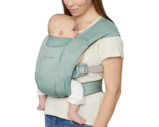 Универсална бебешка раница Ergobaby Embrace Soft Air Mesh от раждането - 11 кг