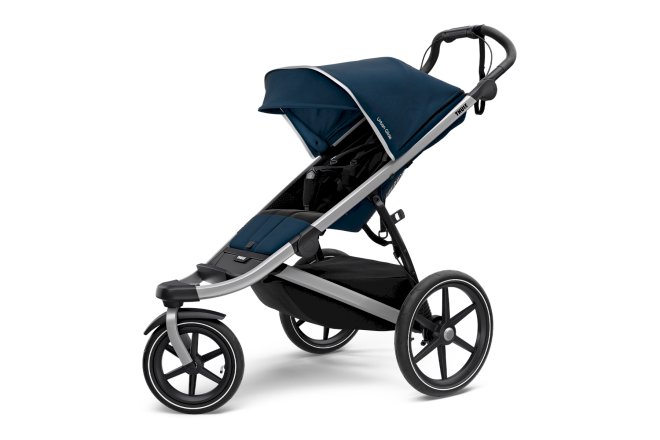 Детска спортна количка Thule Urban Glide 2, град - Majolica Blue със сребриста рамка