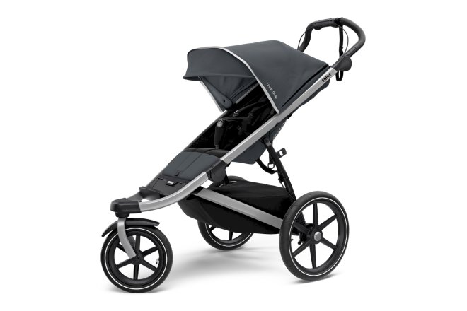 Детска спортна количка Thule Urban Glide 2, градска - Dark Shadow със сребриста рамка