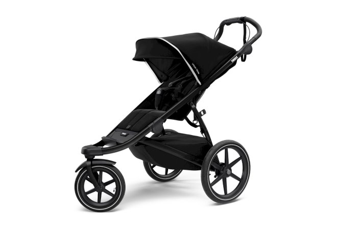 Спортна детска количка Thule Urban Glide 2, градска - Черна с черна рамка