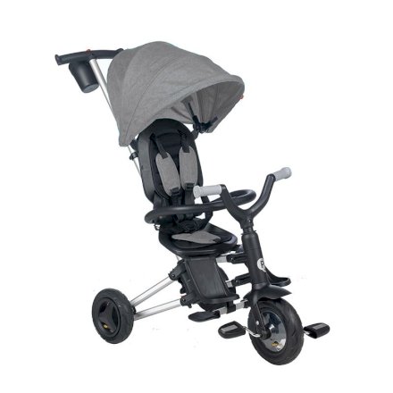 Tricicleta pentru copii Qplay Nova Rubber, ultra-pliabila,10 luni - 3 ani