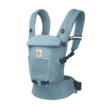  Μάρσιπος Ergobaby Adapt Soft Flex Mesh, Αναπνέον και Άνετο, 0 - 4 Ετών, Μπλε Σχιστόλιθου