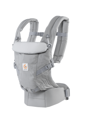  Кош за новородено Ergobaby Adapt Cotton удобен 0 - 4 години Pearl Grey