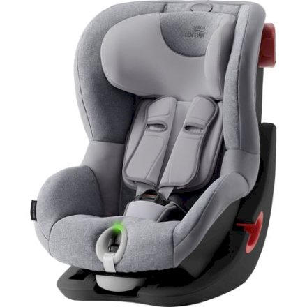 Детско столче за кола Britax Romer - King II LS Black Series 9 месеца - 4 години, ексклузивно FF, тествано ADAC Grey Marble