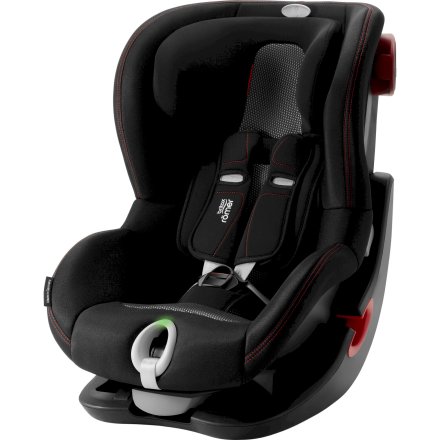 Детско столче за кола Britax Romer - King II LS Black Series 9 месеца - 4 години, ексклузивно FF, тествано ADAC Cool Flow Black