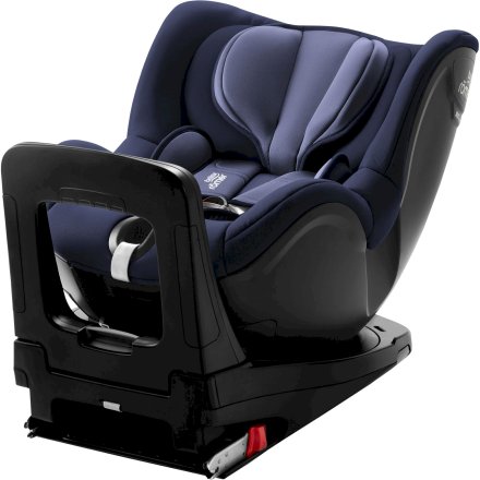 Детско столче за кола Britax Romer - Dualfix i-Size 0-4 години, тествано ADAC Moonlight Blue