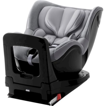 Детско столче за кола Britax Romer - Dualfix i-Size 0-4 години, тествано ADAC Grey Marble