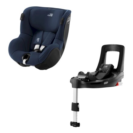 Детско столче за кола Britax Romer - Dualfix iSense с isofix база 3 месеца - 4 години Indigo Blue