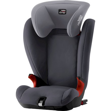 Scaun auto pentru copii Britax Romer - Kidfix SL Black Series, 15 - 36 kg, testat ADAC Storm Grey