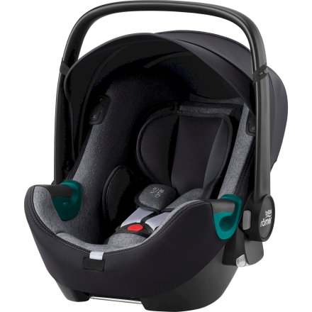 Детско столче за кола Britax Romer - Baby-Safe iSense birth - 15 месеца Graphite Marble