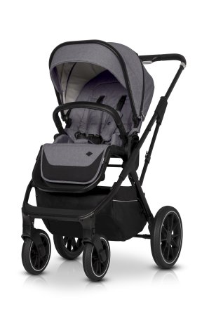 Бебешка количка Cavoe Axo Comfort, предпазна, реверсивна - Plum