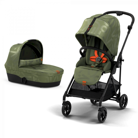 Детска количка 2 в 1 Cybex Gold - ултра лека спортна Melio Street Olive Green