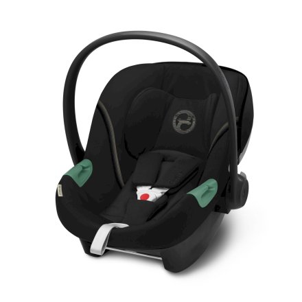 Παιδικό κάθισμα αυτοκινήτου Cybex Aton S2 i-Size, 45-87 cm, κομψό και ασφαλές - Moon Black