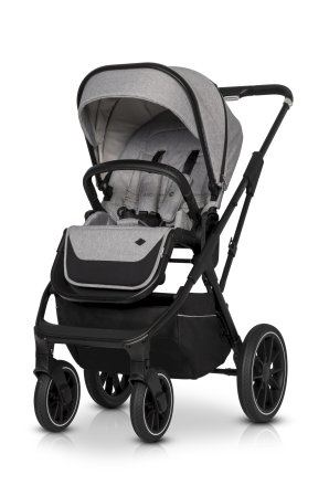 Καρότσι μωρού Cavoe Axo Comfort, προστατευτικό, αναστρέψιμο - Frost