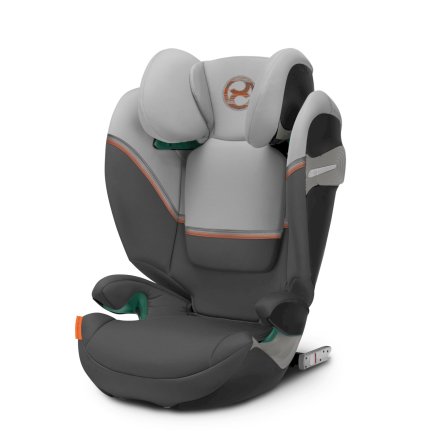 Παιδικό κάθισμα αυτοκινήτου Cybex Solution S2 i-Fix, άνετο, 3-12 ετών - Lava Grey