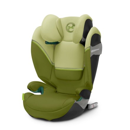 Детско столче за кола Cybex Solution S2 i-Fix, удобно, 3-12 години - Nature Green