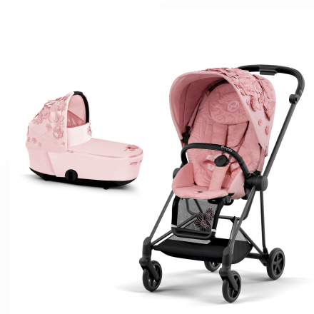 Carucior 2 in 1 pentru copii Cybex Mios 3.0 Simply Flowers, cu landou 