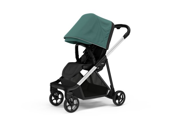 Детска спортна количка Thule Shine Mallard Green със сребриста рамка