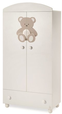 Детски гардероб Italbaby Plush, Бутикова колекция, здрав и адаптивен във всяка стая - Tortora
